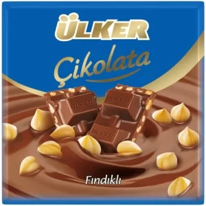 ULKER HAZELNUT SQUARE CHOCOLATE 60G